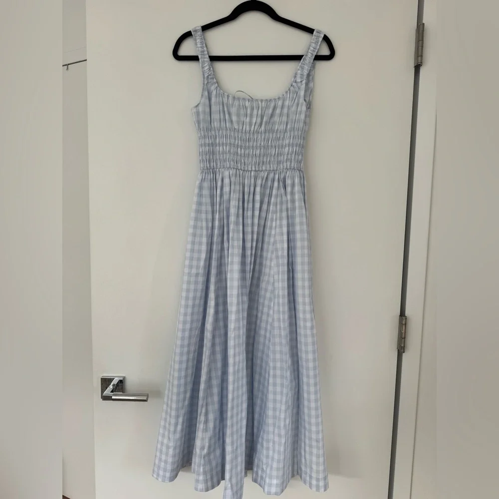 Dôen QUILLA DRESS in MARJORIE GINGHAM size S NWOT - Picture 5 of 6